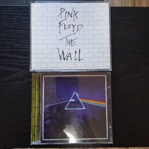 Pink Floyd CD Bundle – The Wall (2CD) + Dark Side of the Moon | Classic Rock